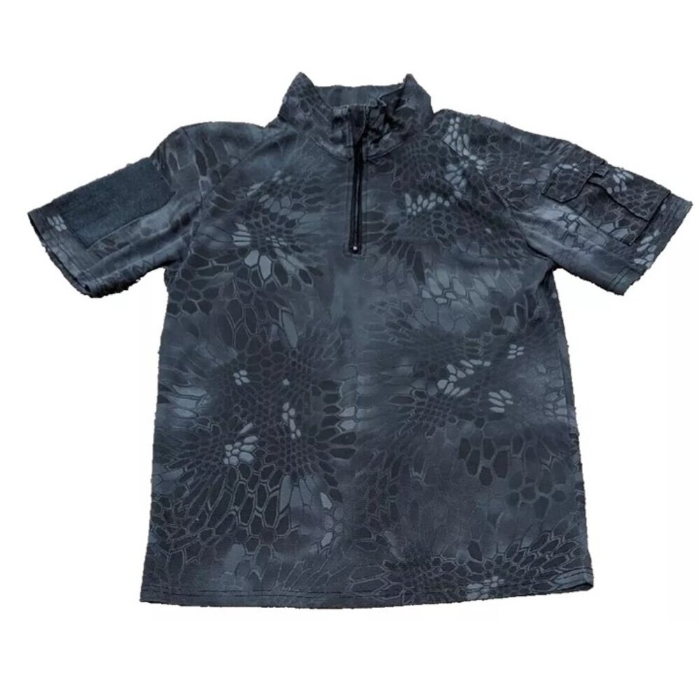 Tactical Pullover Combat Black Camo Shirt Molle Board Hunting Men's XL Military